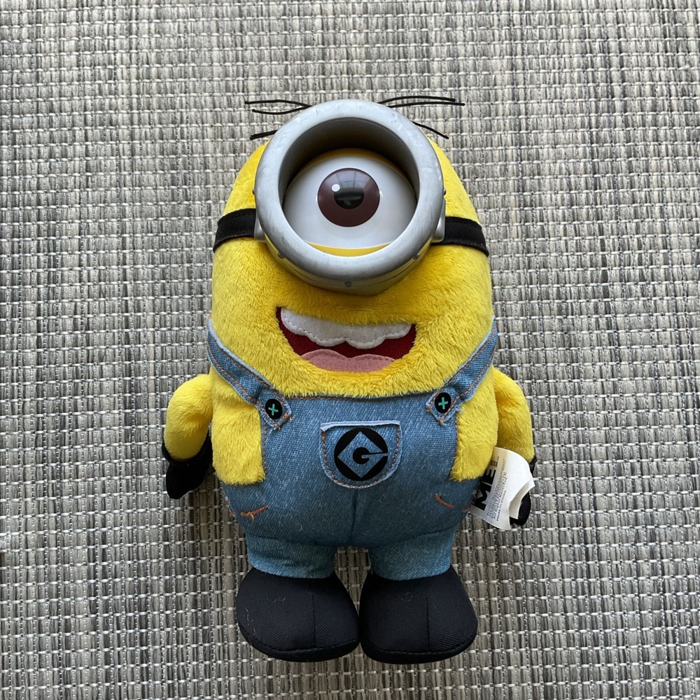 Despicable Me 2 Plush Original Tag One Eye Universal Studios minion Stuart